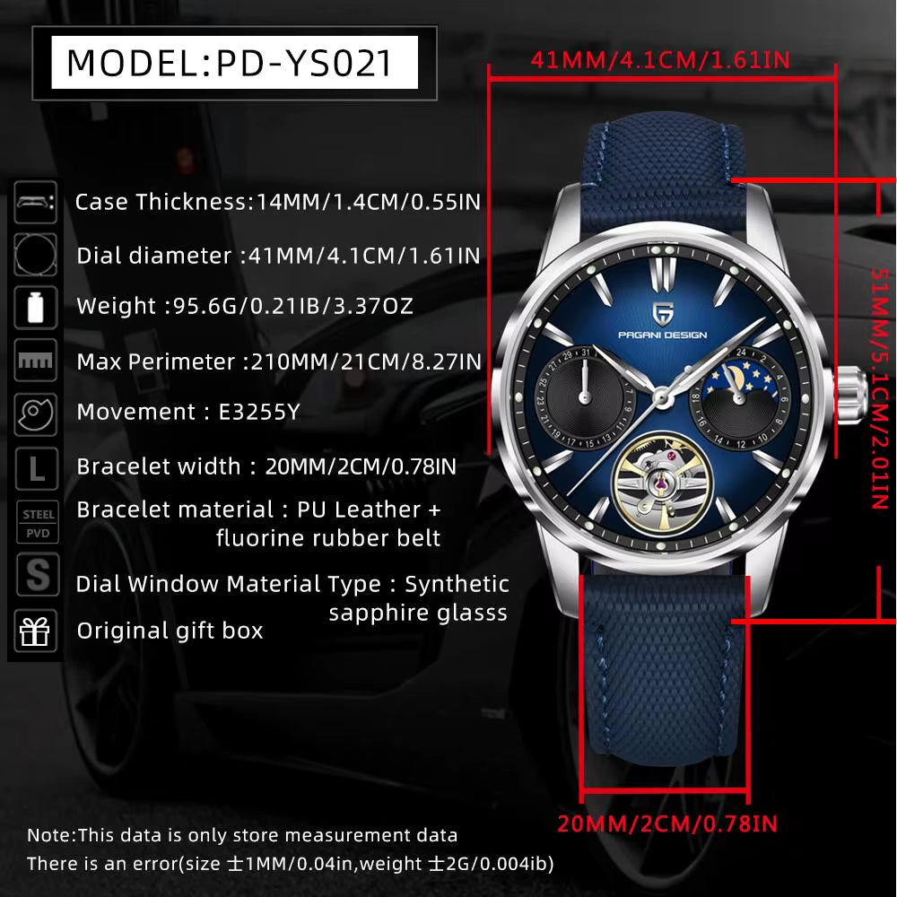 2025  New Luxury Brand Automatic Mechanical Watch 41MM Men'S Watch Stainless Steel 100M Waterproof Men'S Watch