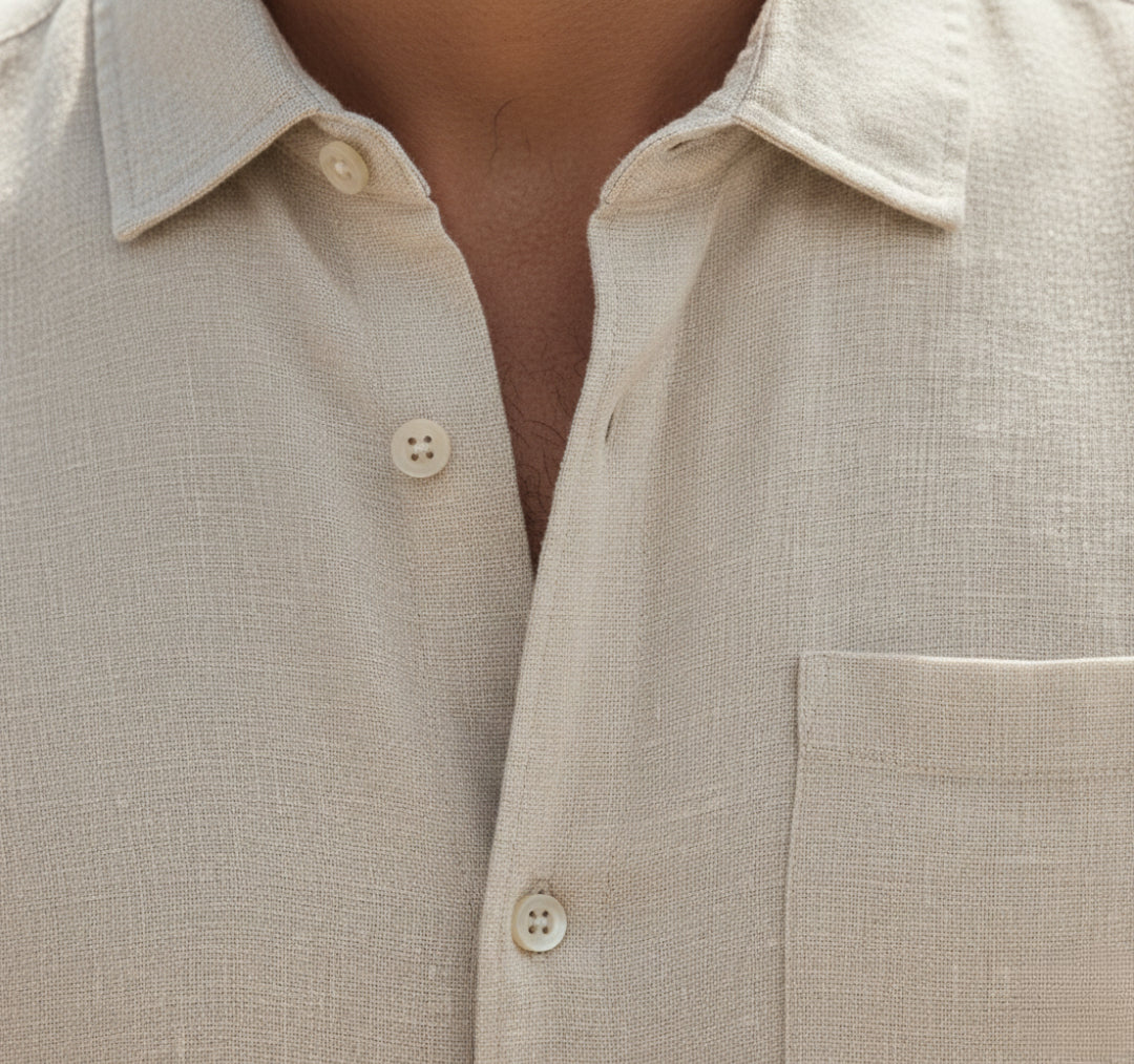 Linen-Effect Summer Shirt