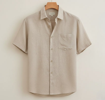 Linen-Effect Summer Shirt