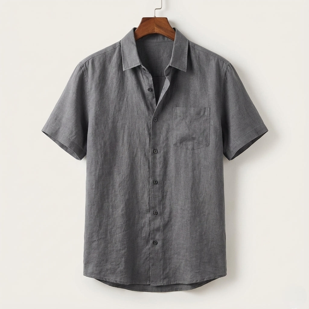Linen-Effect Summer Shirt