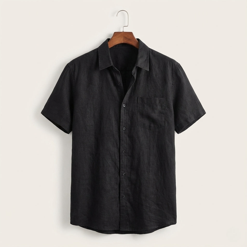 Linen-Effect Summer Shirt