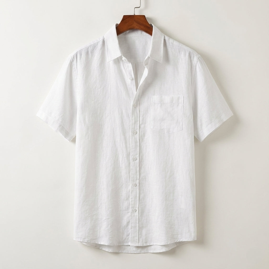 Linen-Effect Summer Shirt
