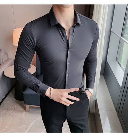 Stretch Dress Shirt – Modern Comfort, Timeless Elegance