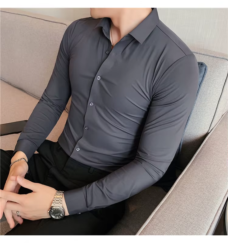 Stretch Dress Shirt – Modern Comfort, Timeless Elegance