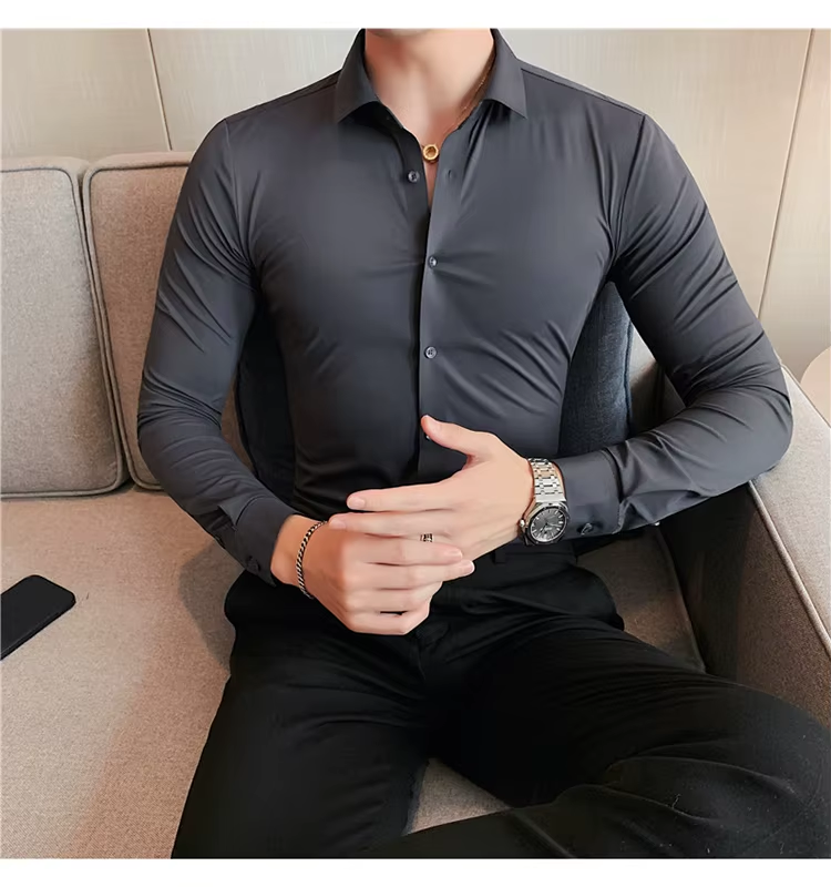 Stretch Dress Shirt – Modern Comfort, Timeless Elegance