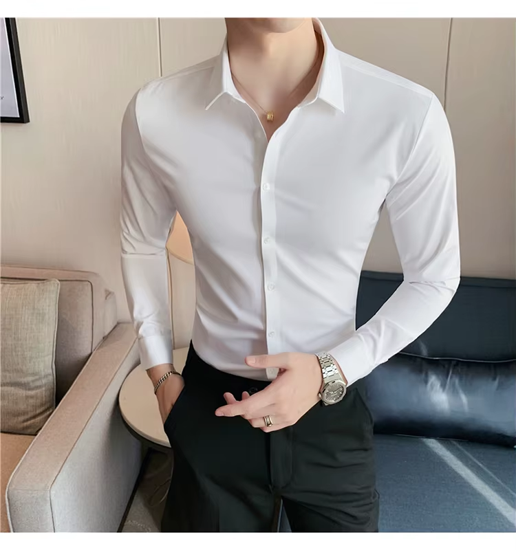 Stretch Dress Shirt – Modern Comfort, Timeless Elegance