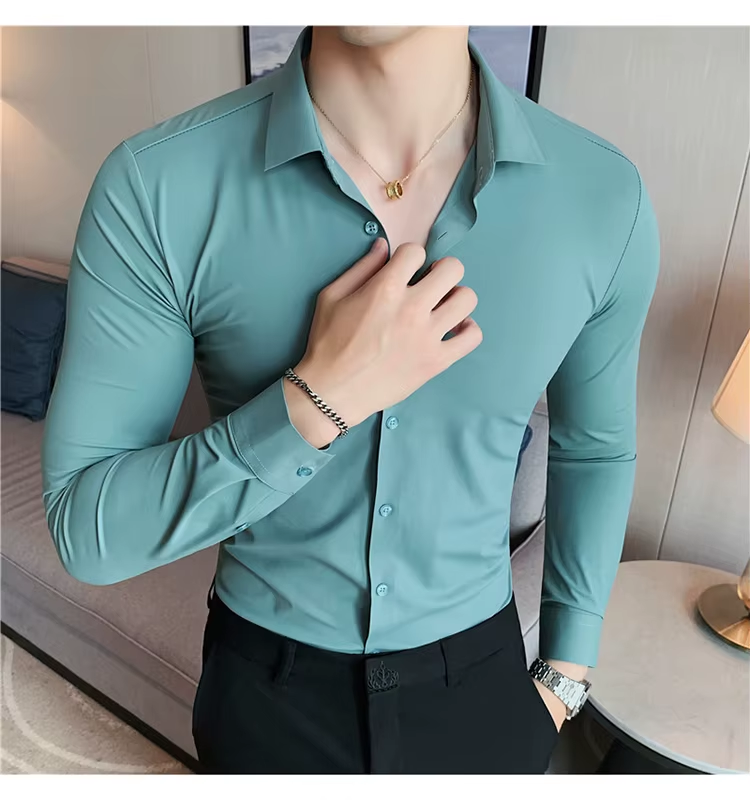Stretch Dress Shirt – Modern Comfort, Timeless Elegance