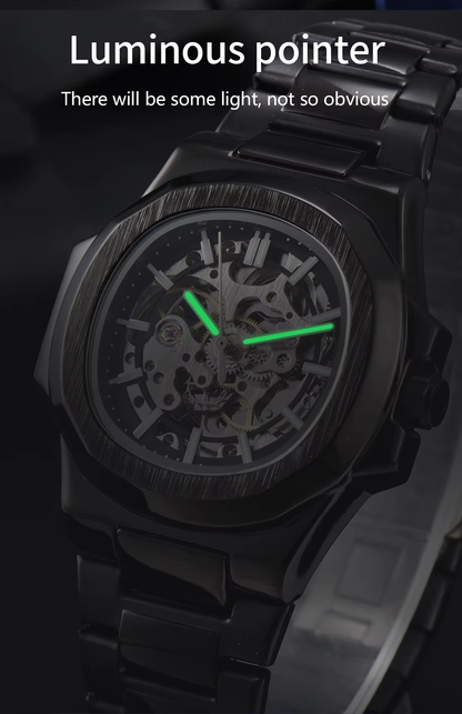 Business Watch with Stainless Steel Skeleton