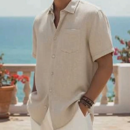 Linen-Effect Summer Shirt
